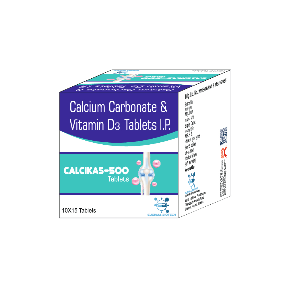 Calcikas-500 Tablets