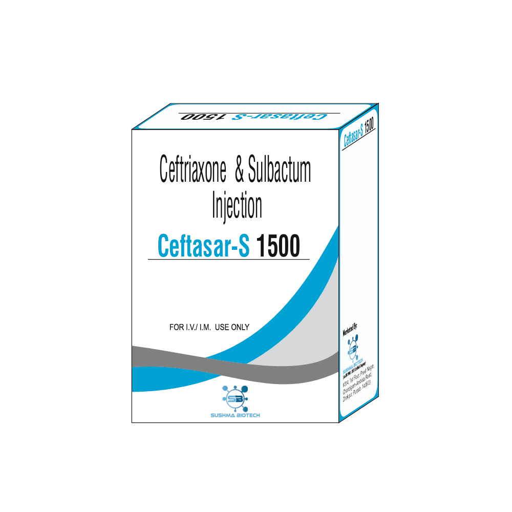 Ceftasar-S 1500 Injection